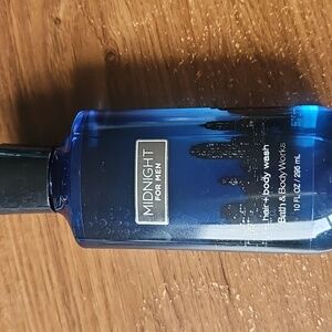 New Bath & Body Works Midnight For Men 2 in 1 Hair & Body Wash 10 fl oz